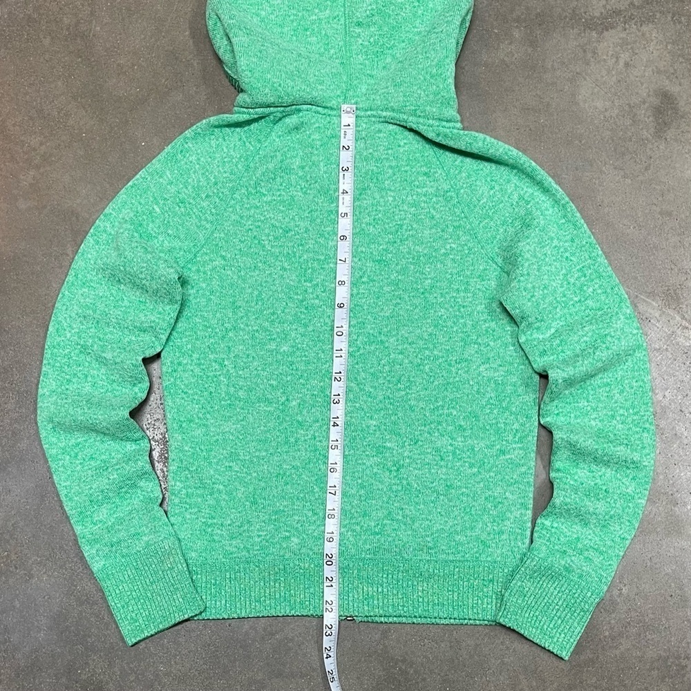 American Eagle Full Zip Logo Sherpa Hoodie Sweatshirt Y2K - Picture 8 of 10